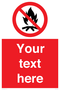 Custom prohibition No campfire